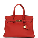 Hermes Birkin 30 Rouge Tomate Togo Gold Hardware