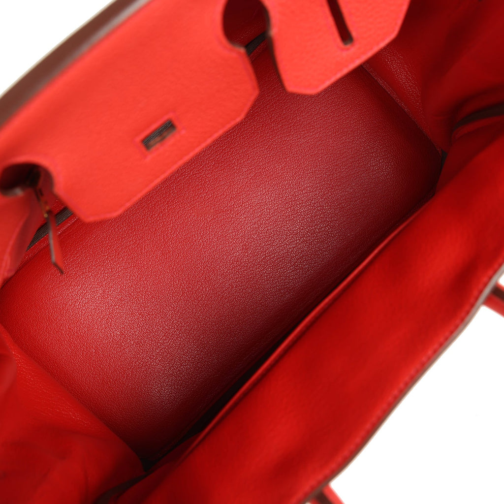 Hermes Birkin 30 Rouge Tomate Togo Gold Hardware