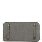Hermes Birkin 25 Gris Meyer Ostrich Gold Hardware