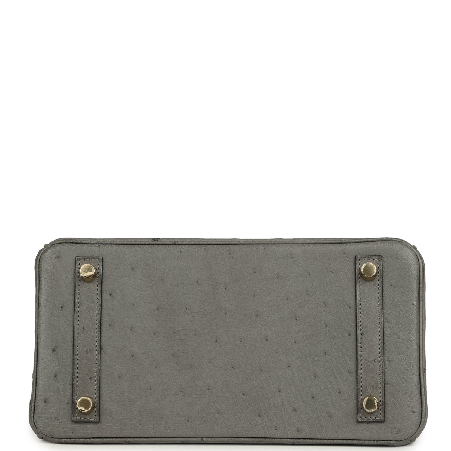 Hermes Birkin 25 Gris Meyer Ostrich Gold Hardware