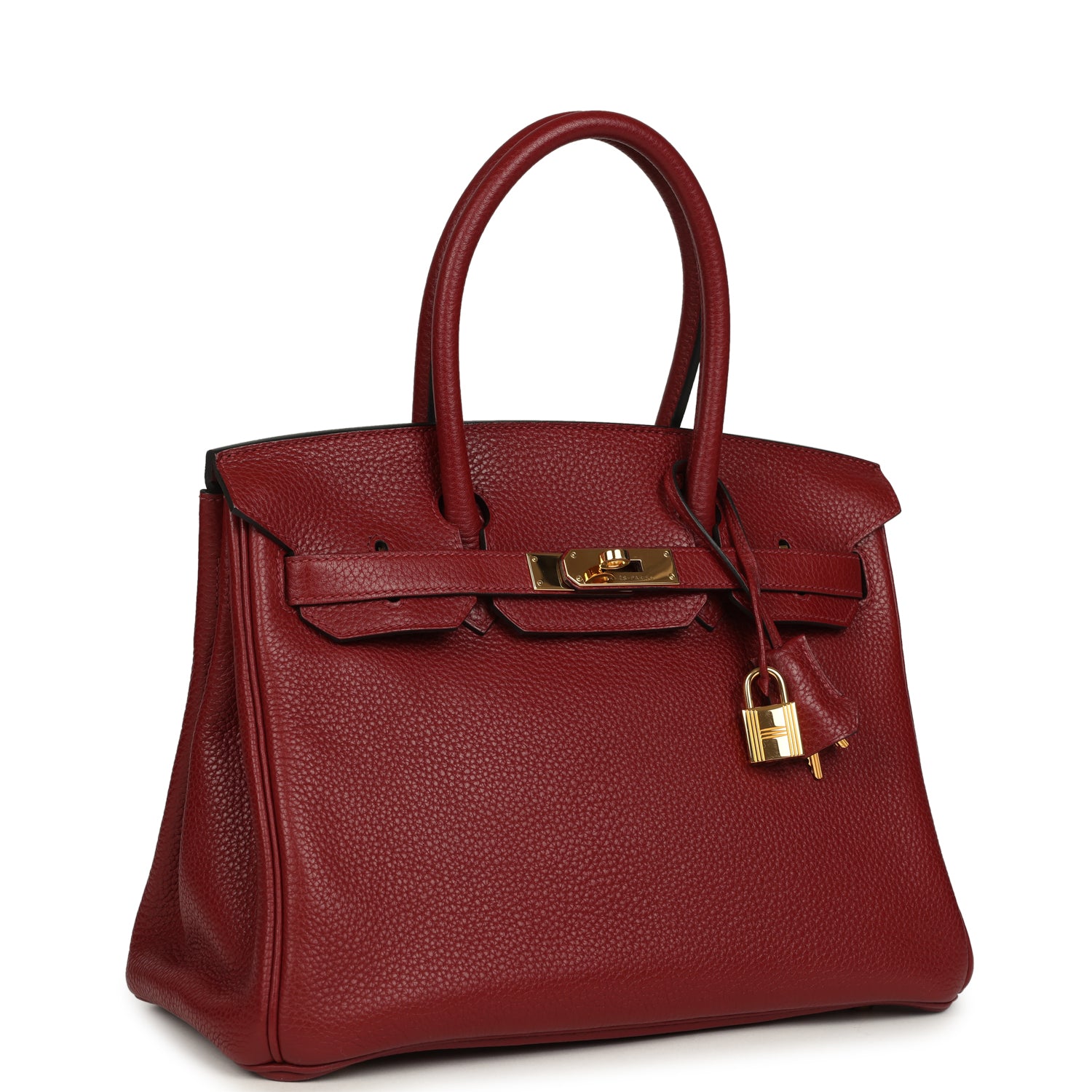 Hermes Birkin 30 Rouge H Togo Gold Hardware