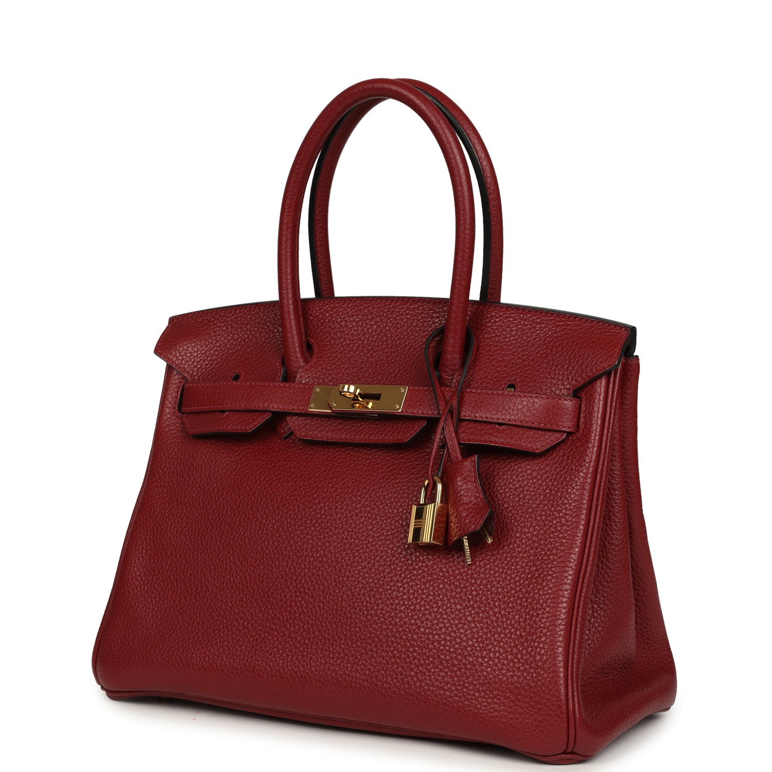 Hermes Birkin 30 Rouge H Togo Gold Hardware