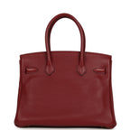 Hermes Birkin 30 Rouge H Togo Gold Hardware