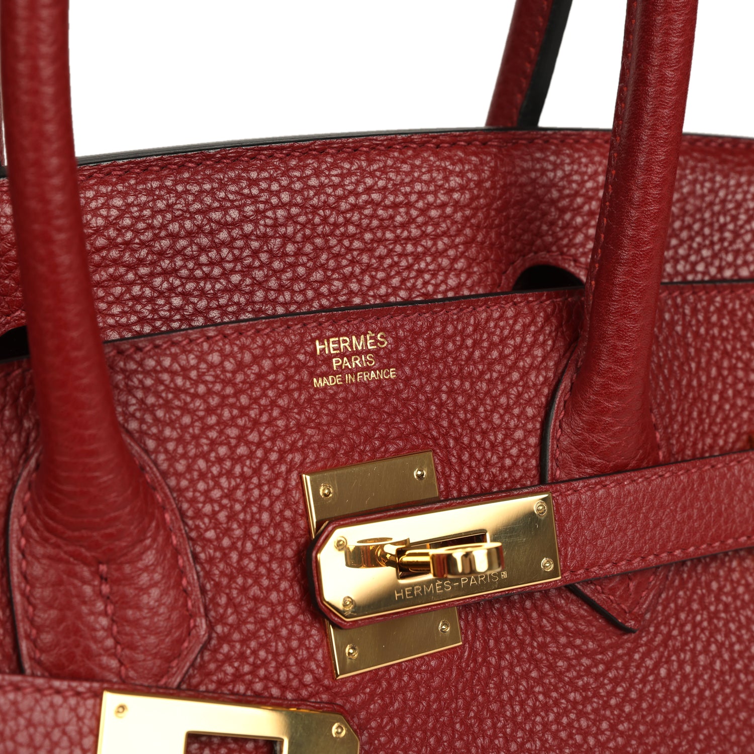 Hermes Birkin 30 Rouge H Togo Gold Hardware