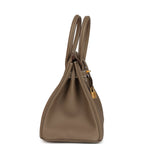 Hermes Birkin 30 Etoupe Togo Brushed Gold Hardware