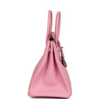 Hermes Birkin 25 Bubblegum Chevre Mysore Palladium Hardware