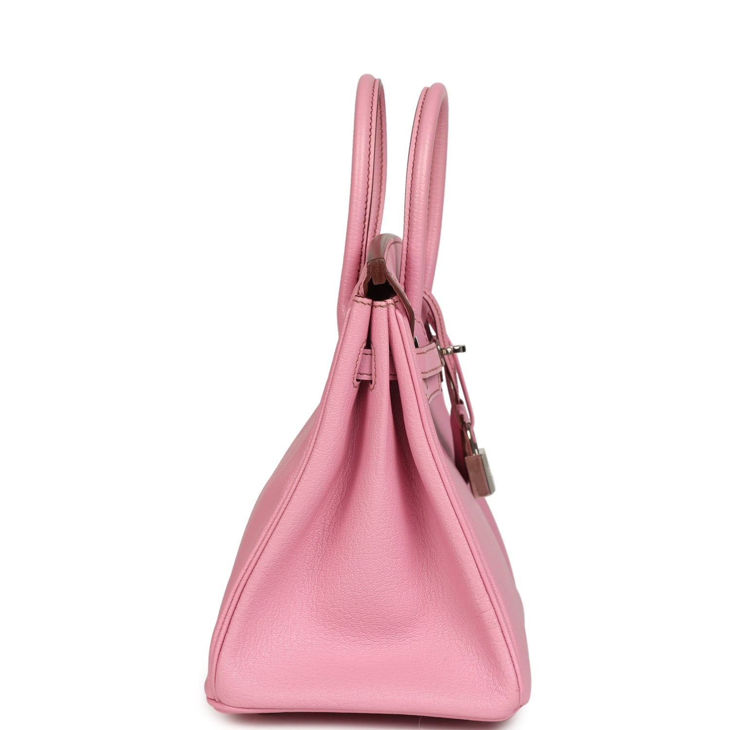Hermes Birkin 25 Bubblegum Chevre Mysore Palladium Hardware