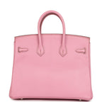 Hermes Birkin 25 Bubblegum Chevre Mysore Palladium Hardware