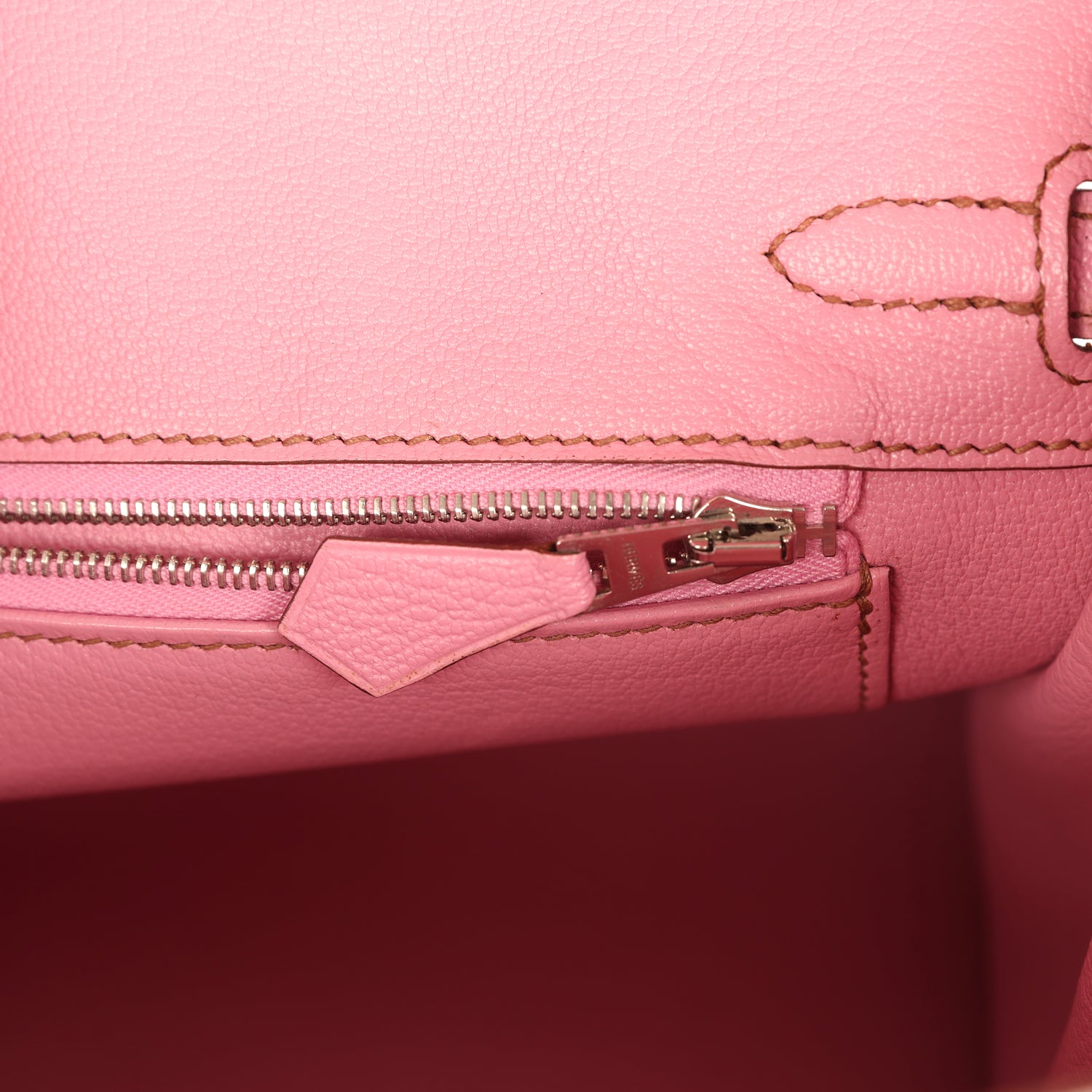 Hermes Birkin 25 Bubblegum Chevre Mysore Palladium Hardware