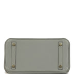 Hermes Birkin 25 Gris Mouette Togo Gold Hardware