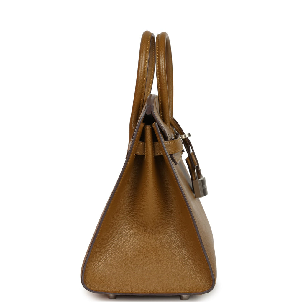 Hermes Birkin Sellier 25 Bronze Dore Madame Palladium Hardware