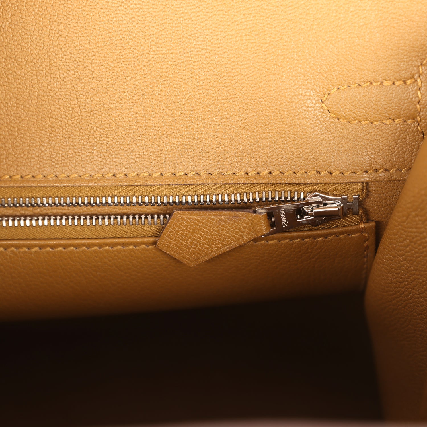 Hermes Birkin Sellier 25 Bronze Dore Madame Palladium Hardware
