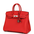 Hermes Birkin 25 Rouge de Coeur Togo Palladium Hardware