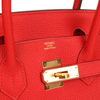 Hermes Birkin 30 Rouge de Coeur Togo Gold Hardware