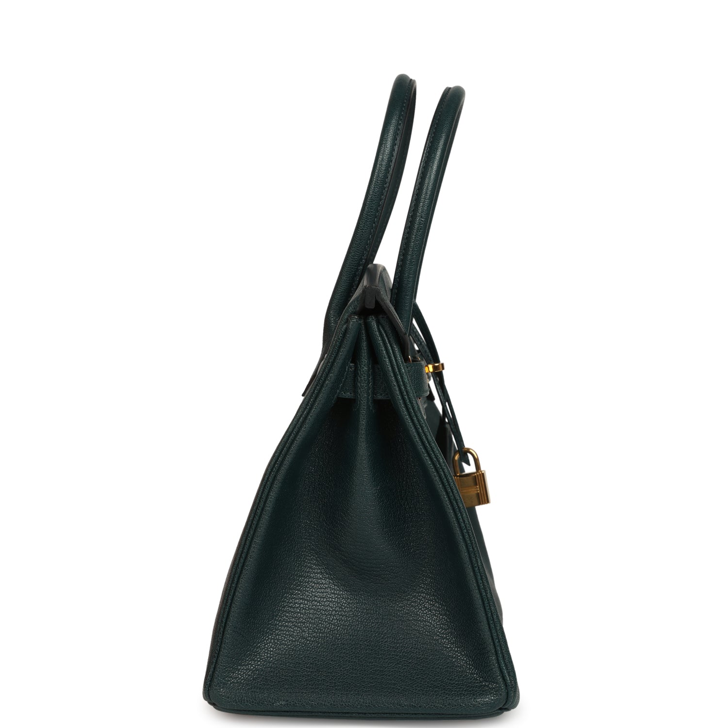 Hermes Birkin 30 Vert Cypress Chevre de Coromandel Gold Hardware