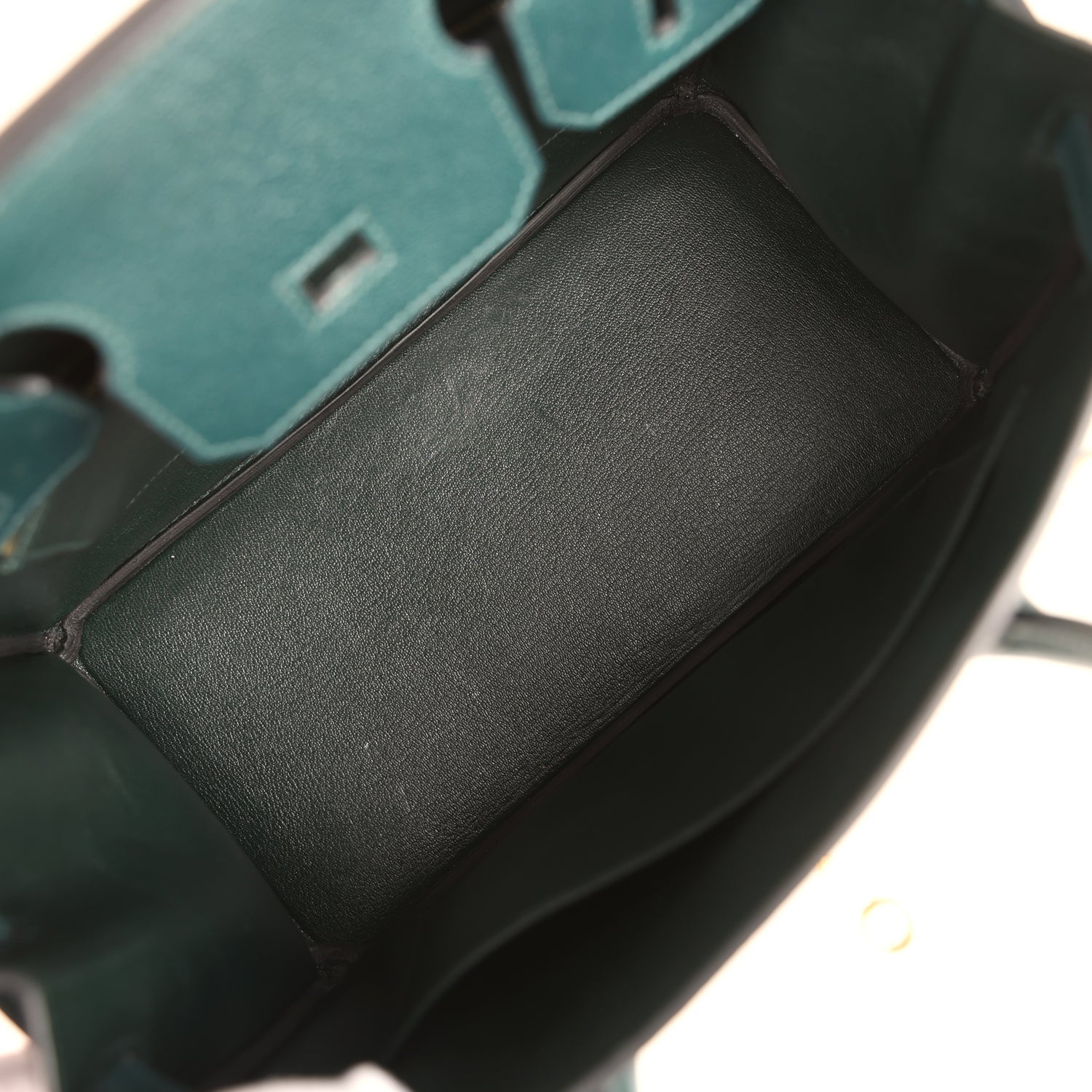 Hermes Birkin 30 Vert Cypress Chevre de Coromandel Gold Hardware