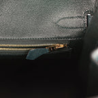 Hermes Birkin 30 Vert Cypress Chevre de Coromandel Gold Hardware
