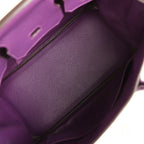 Hermes Birkin 30 UItraviolet Clemence Palladium Hardware
