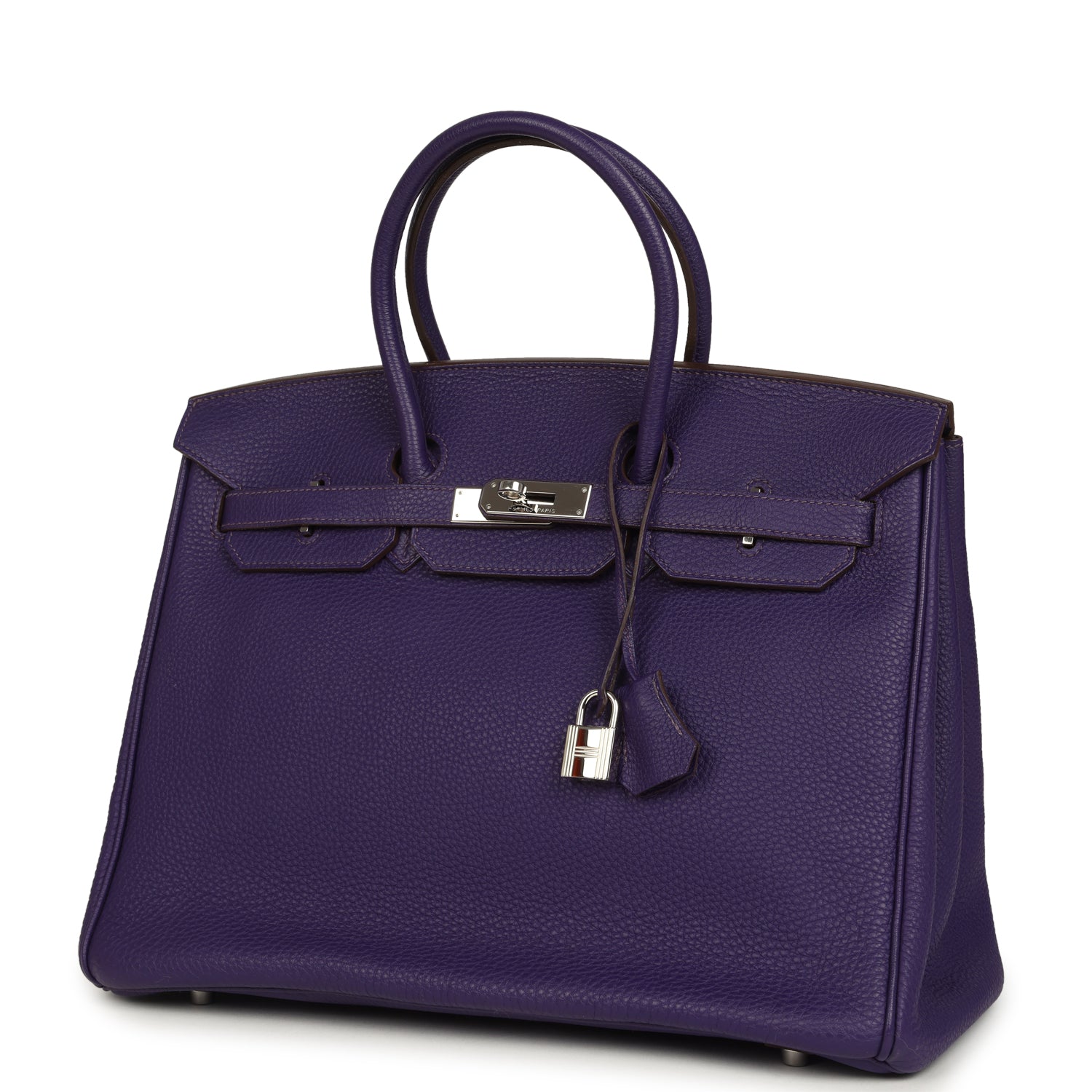 Hermes Birkin 35 Violet Togo Palladium Hardware