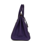 Hermes Birkin 35 Violet Togo Palladium Hardware