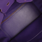 Hermes Birkin 35 Violet Togo Palladium Hardware