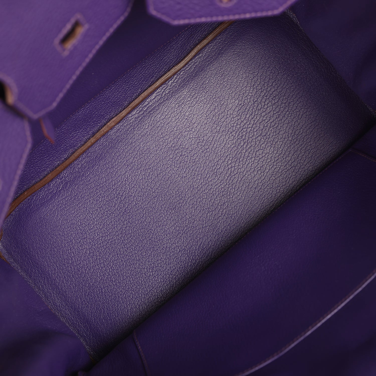 Hermes Birkin 35 Violet Togo Palladium Hardware