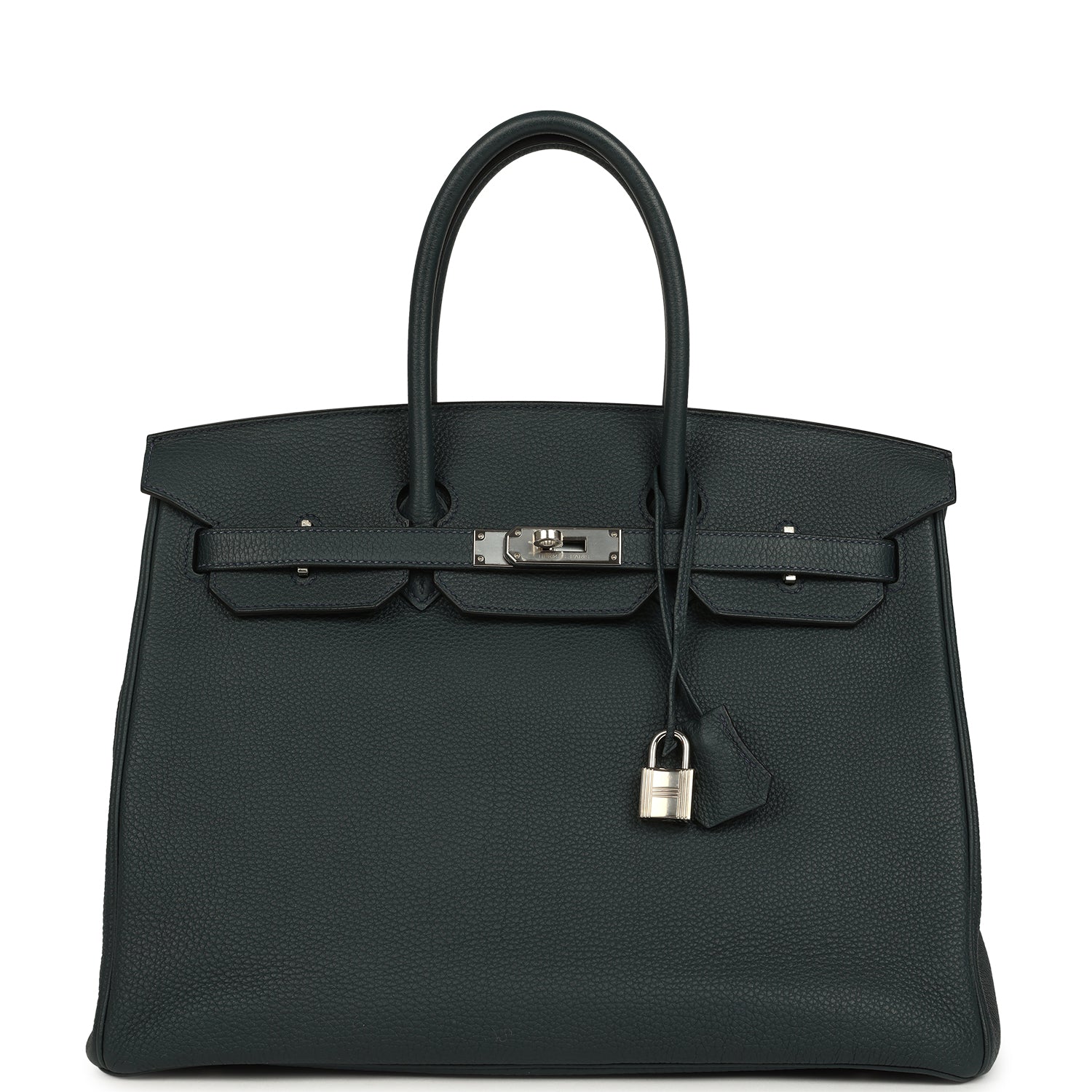 Hermes Birkin 35 Vert Rousseau Togo Palladium Hardware