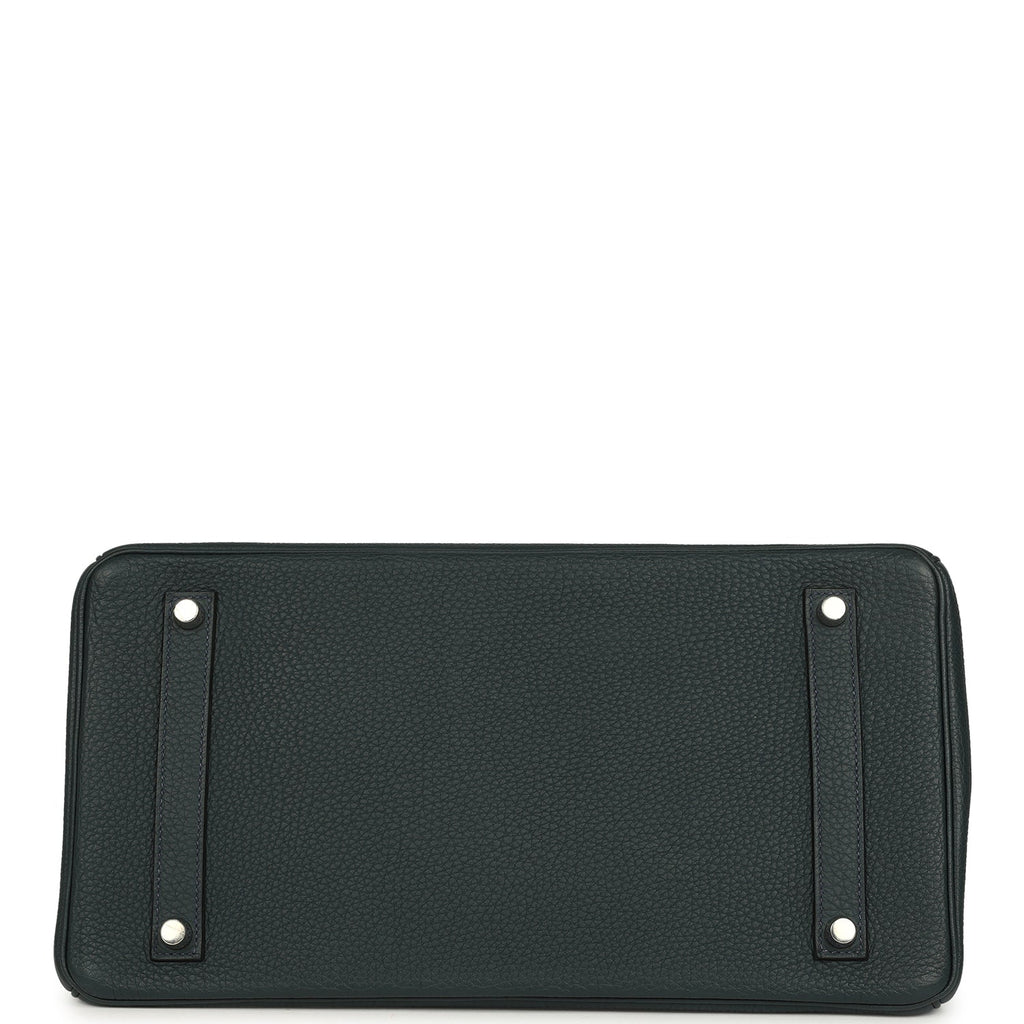 Hermes Birkin 35 Vert Rousseau Togo Palladium Hardware