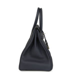 Hermes Birkin 35 Bleu Nuit Togo Palladium Hardware