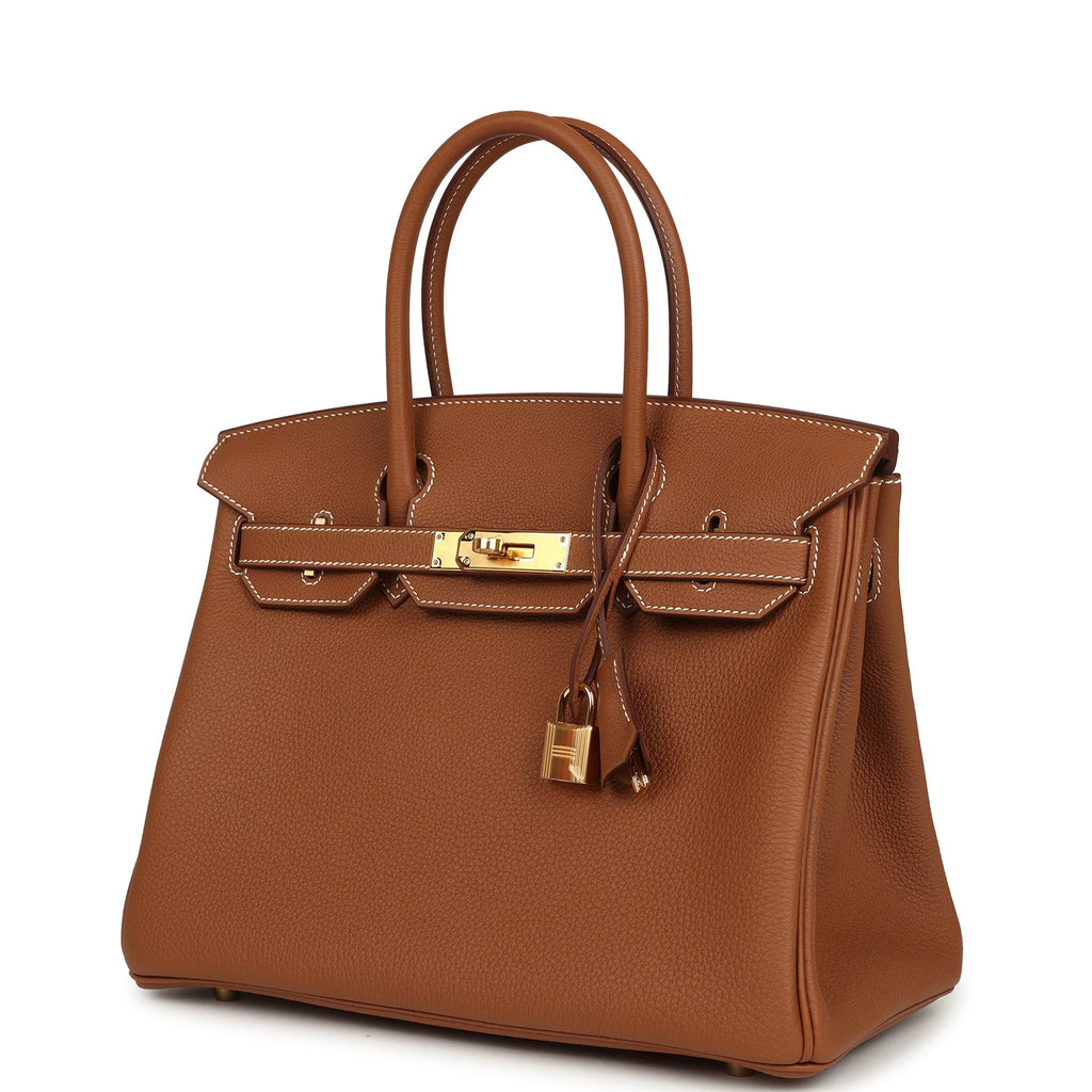 Hermes Birkin 30 Gold Togo Gold Hardware