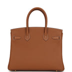 Hermes Birkin 30 Gold Togo Gold Hardware