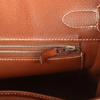 Vintage Hermes Birkin 30 Fauve Barenia Palladium Hardware