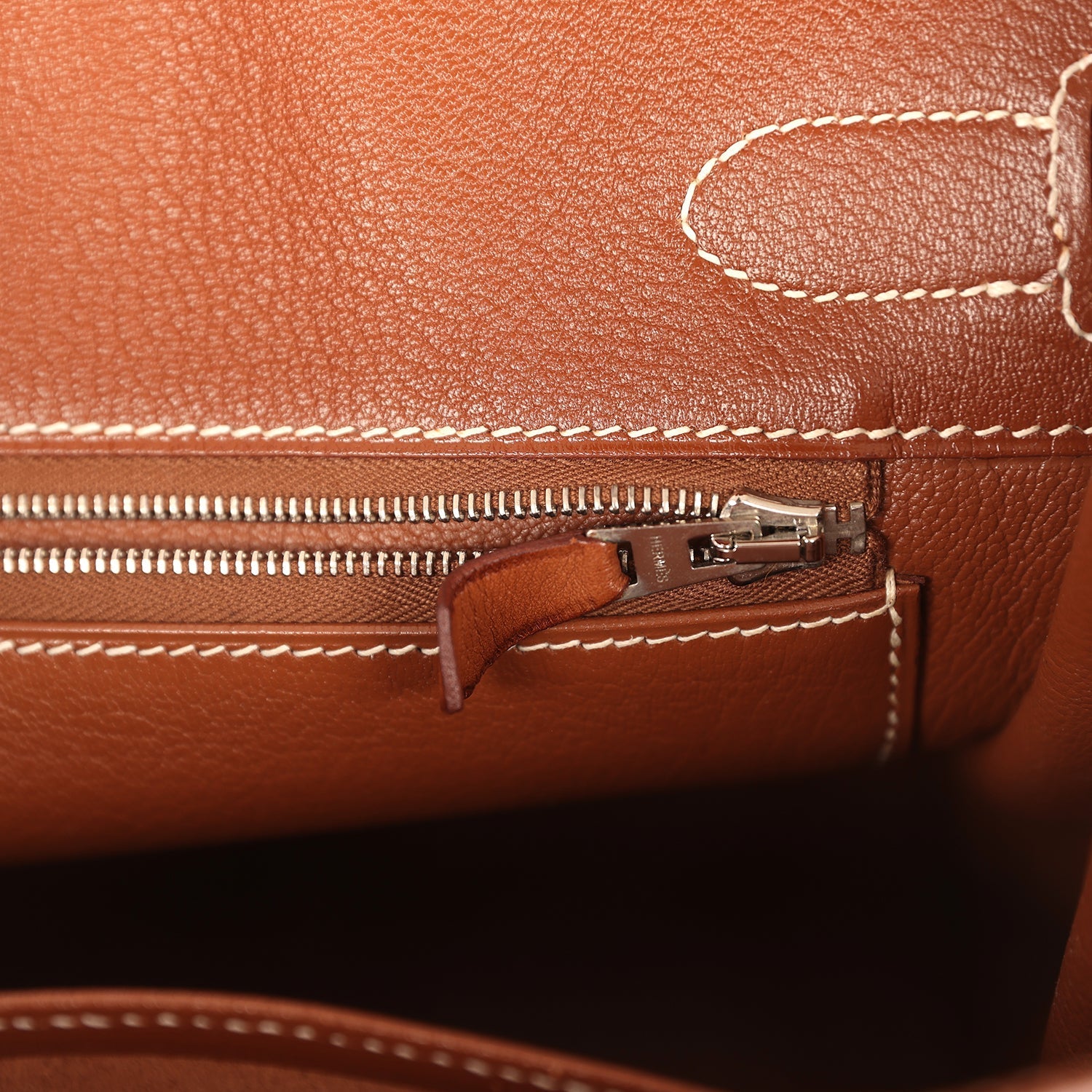 Vintage Hermes Birkin 30 Fauve Barenia Palladium Hardware