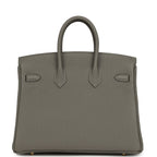 Hermes Birkin 25 Gris Meyer Togo Gold Hardware