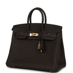 Hermes Birkin 25 Bai-Brun Togo Gold Hardware