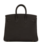 Hermes Birkin 25 Bai-Brun Togo Gold Hardware
