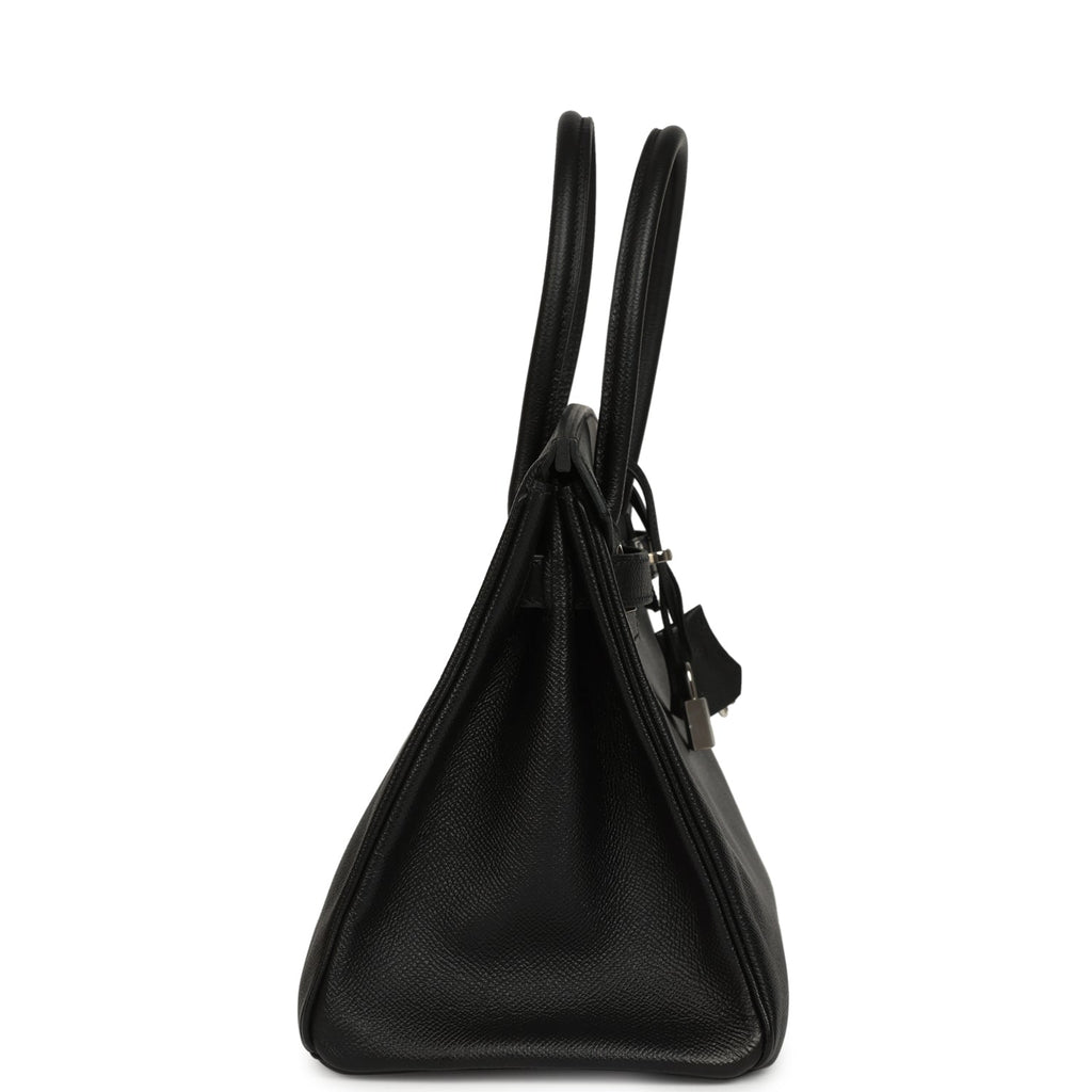 Hermes Birkin 30 Black Epsom Palladium Hardware