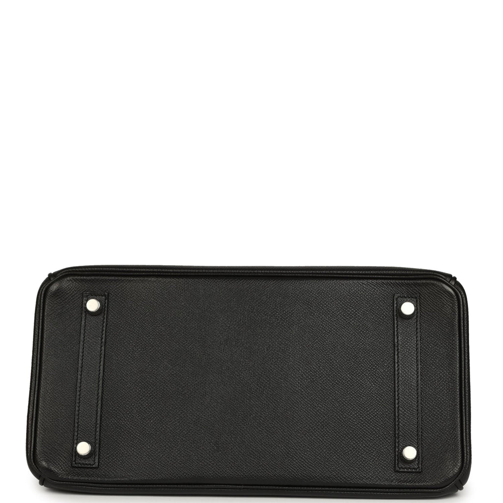 Hermes Birkin 30 Black Epsom Palladium Hardware