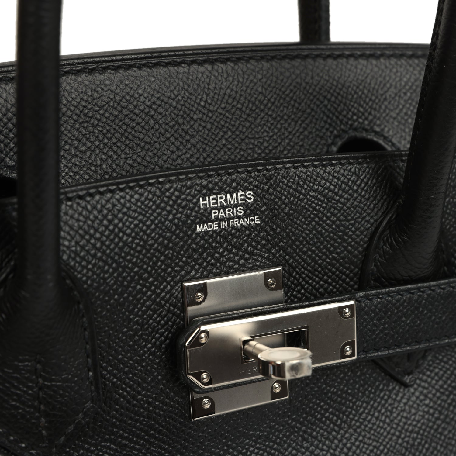 Hermes Birkin 30 Black Epsom Palladium Hardware