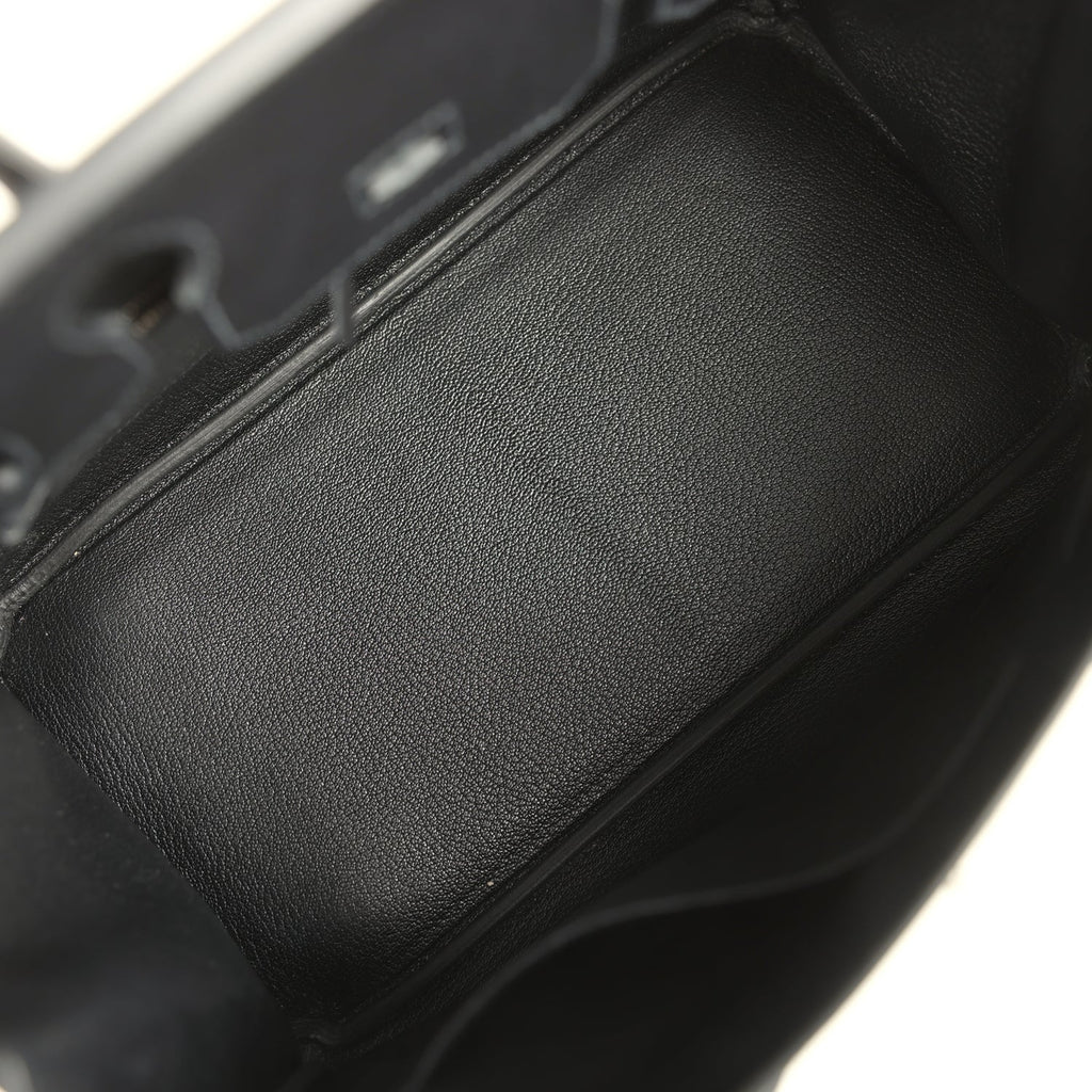 Hermes Birkin 30 Black Epsom Palladium Hardware