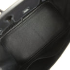 Hermes Birkin 30 Black Epsom Palladium Hardware