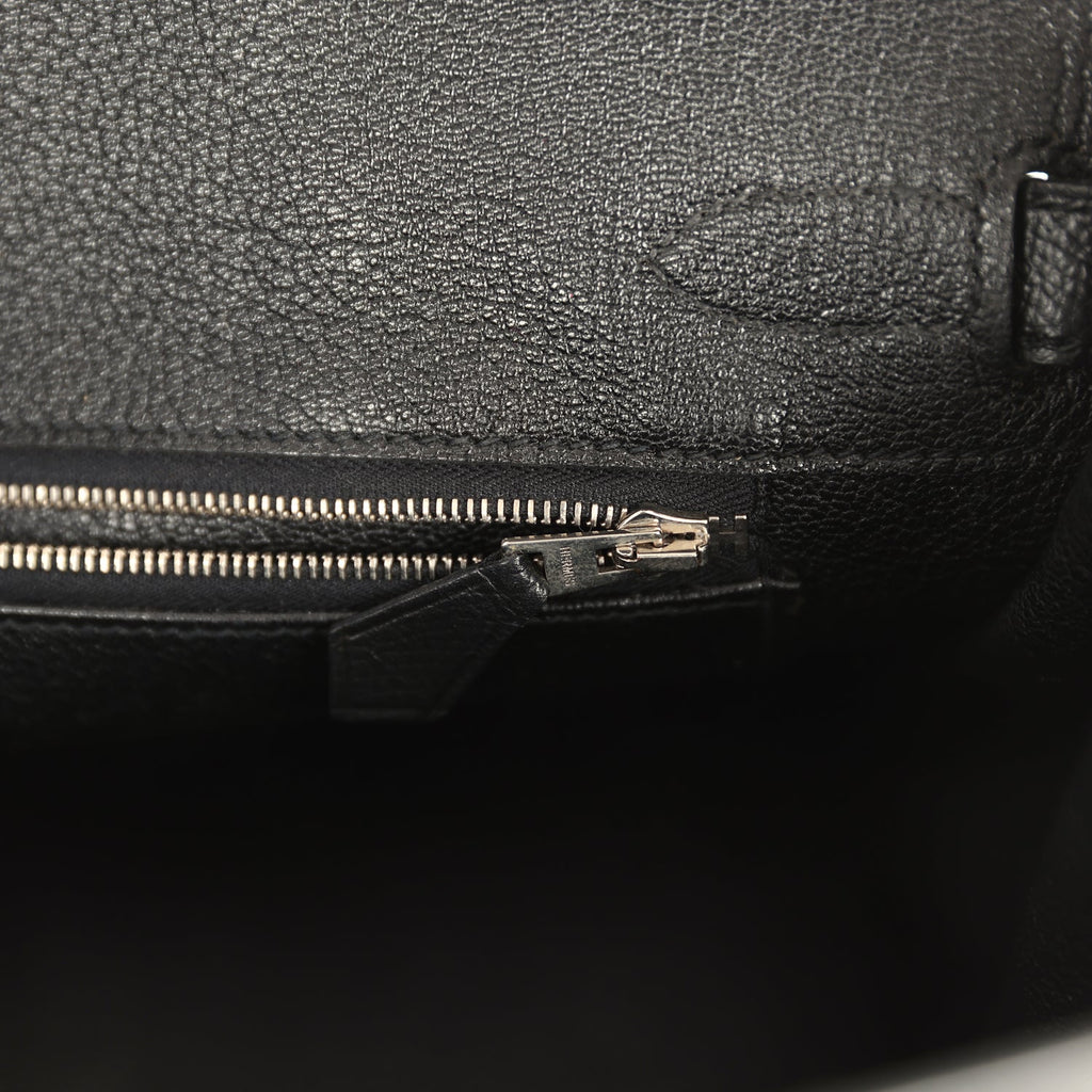 Hermes Birkin 30 Black Epsom Palladium Hardware