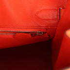 Hermes Birkin 30 Orange Poppy Matte Alligator Palladium Hardware