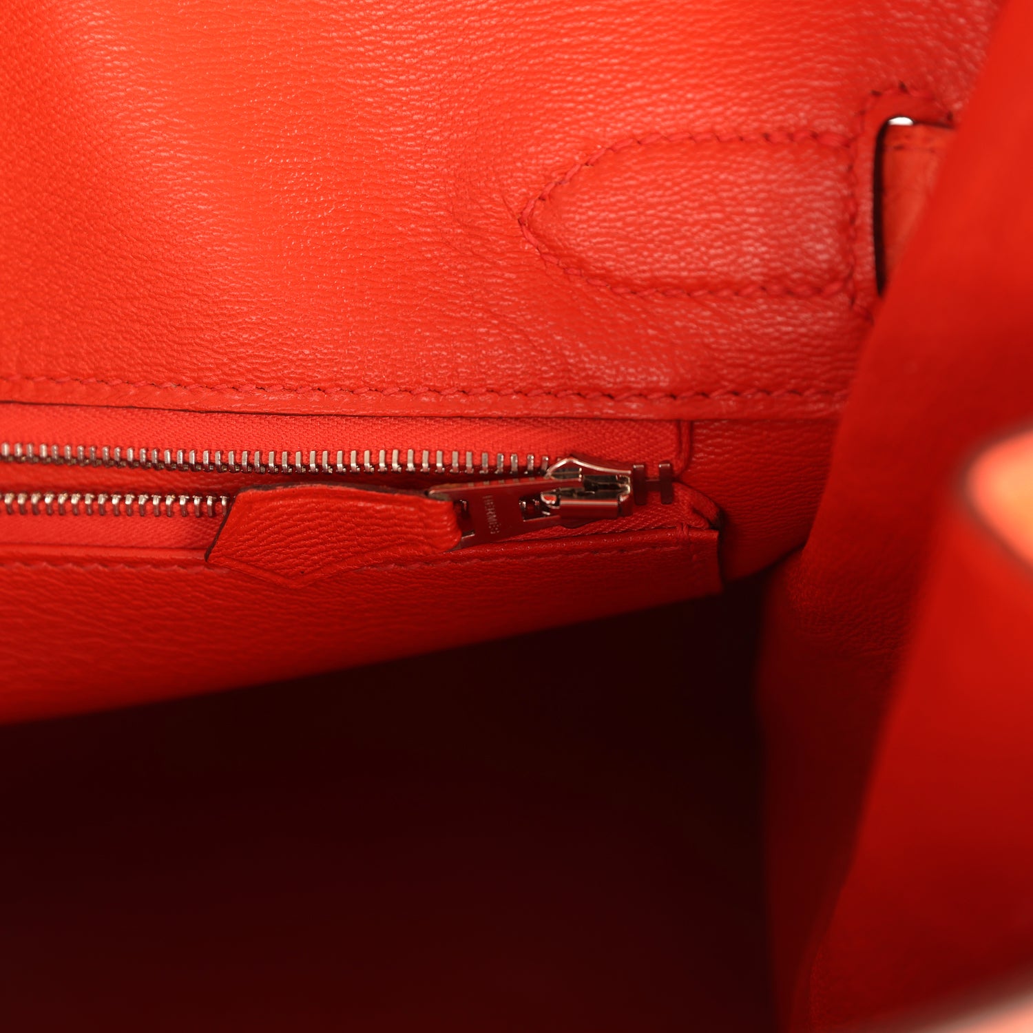 Hermes Birkin 30 Orange Poppy Matte Alligator Palladium Hardware