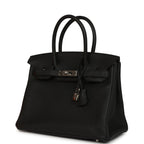 Hermes Birkin 30 Black Togo Palladium Hardware