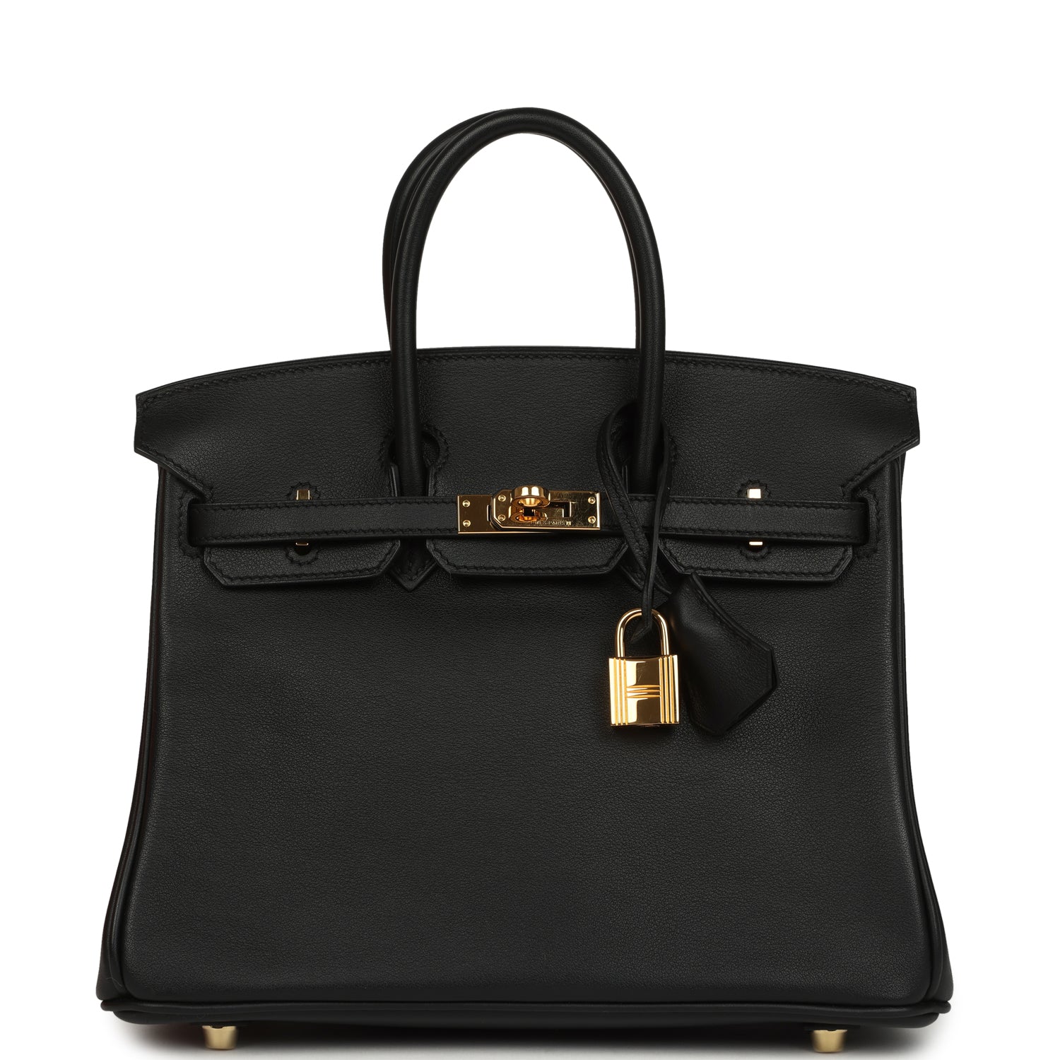 Hermes Birkin 25 Black Swift Gold Hardware