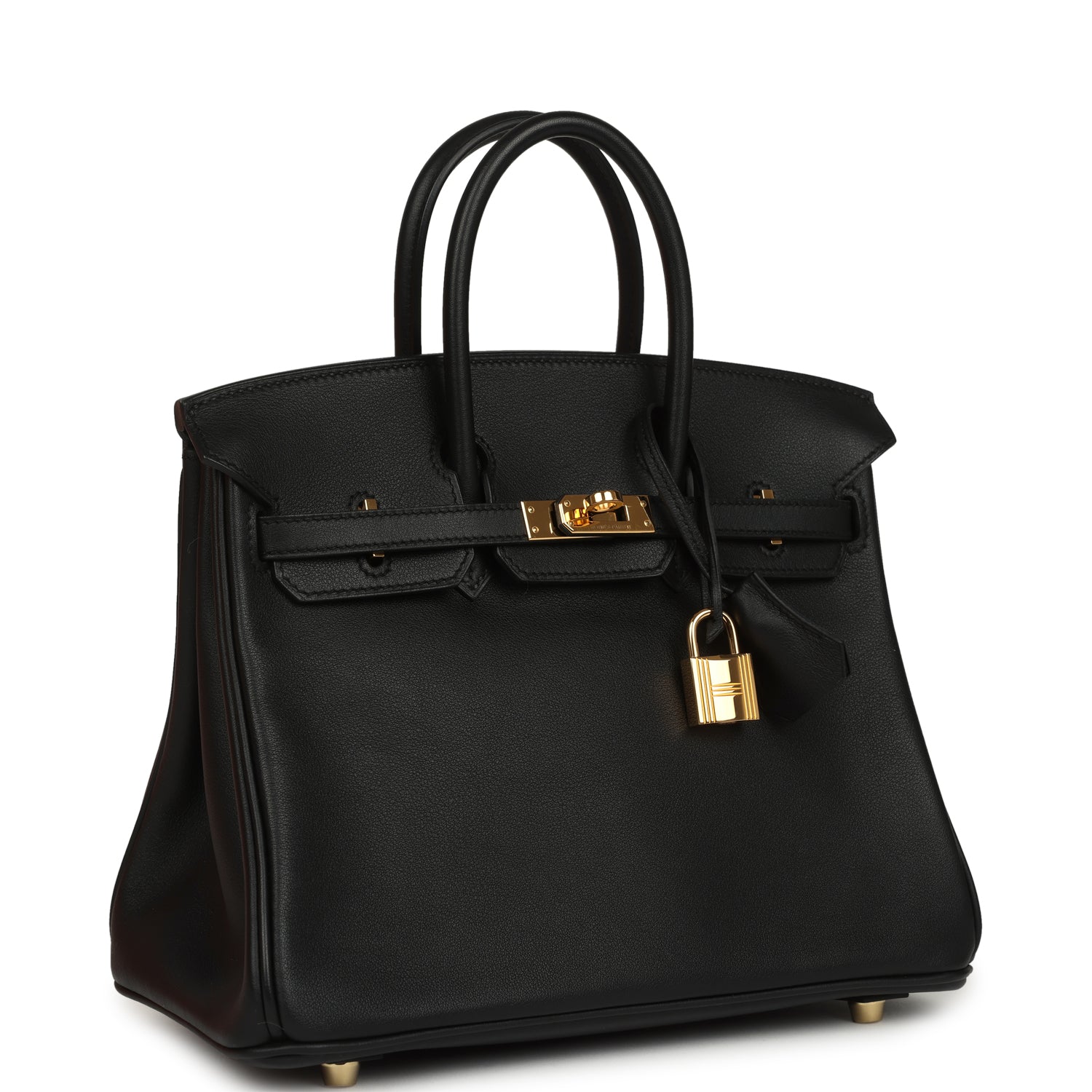 Hermes Birkin 25 Black Swift Gold Hardware