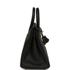 Hermes Birkin 25 Black Swift Gold Hardware