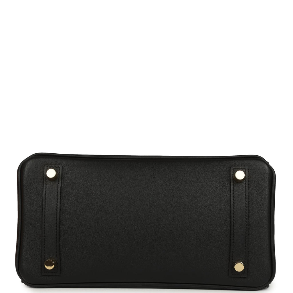 Hermes Birkin 25 Black Swift Gold Hardware