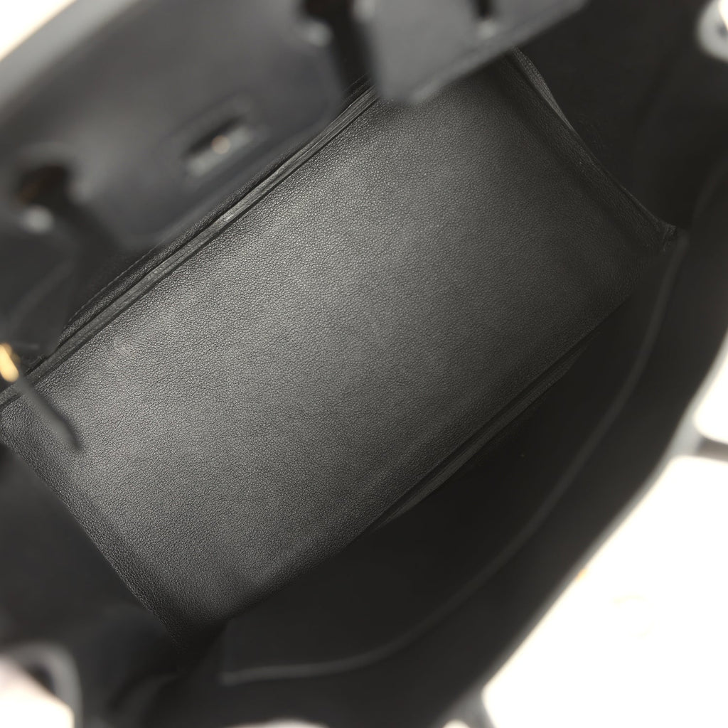 Hermes Birkin 25 Black Swift Gold Hardware